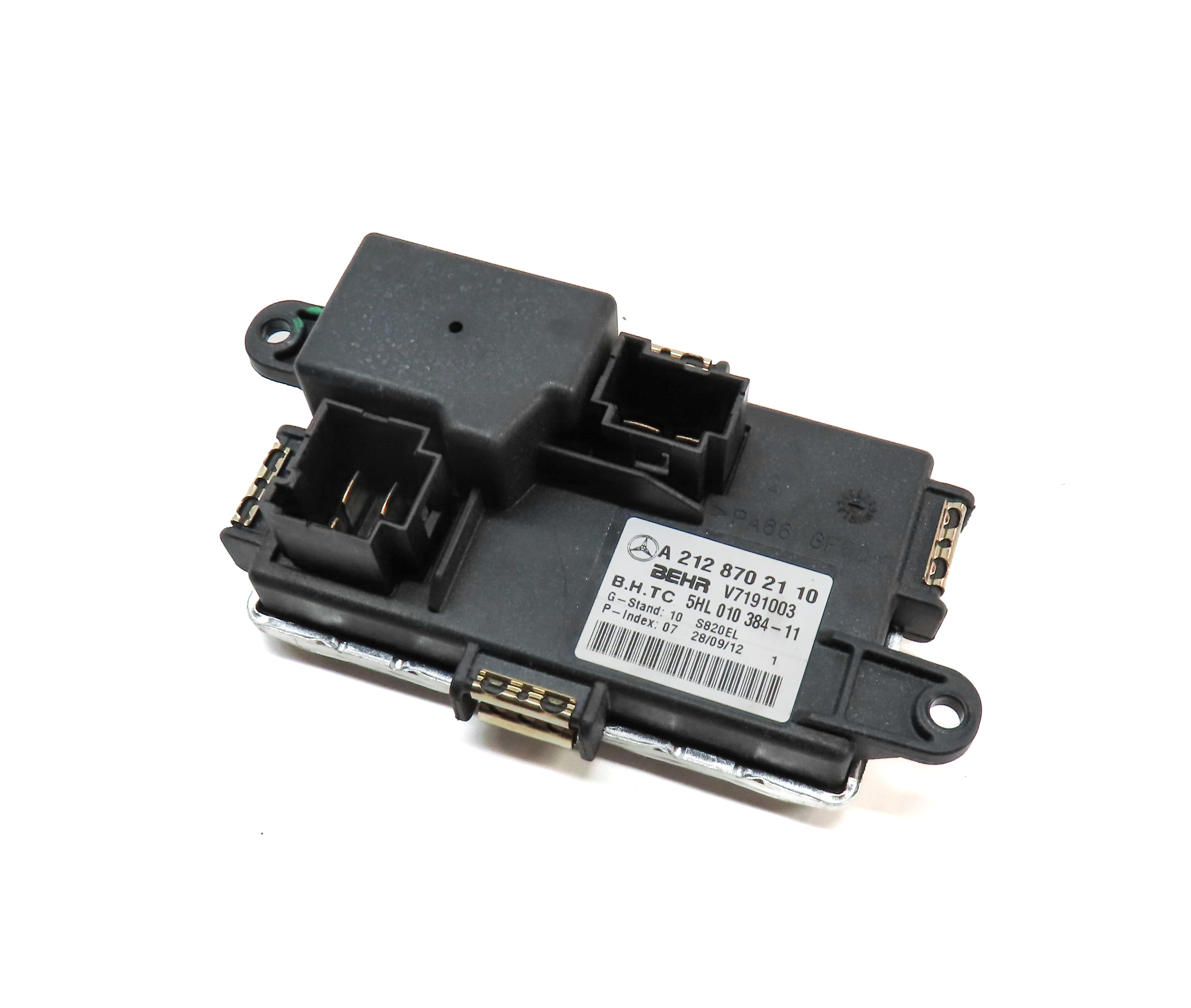 2013 MERCEDES C250 (W204) FRONT HEAT AIR AC HVAC BLOWER MOTOR RESISTOR MODULE — exact item pictured